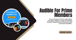 Audible For Prime Members | Amazon Prime Benefits