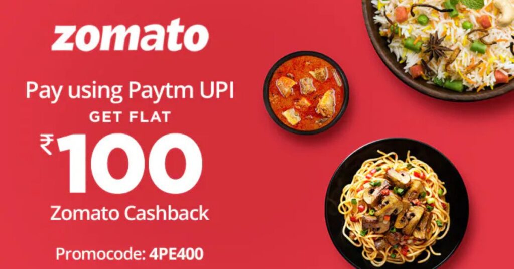 Zomato First Time Offer Code