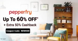 Pepperfry New User Offer